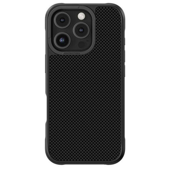 Amazing Thing iPhone 16 PRO 6.3 TITAN MAX MAGSAFE DROP PROOF CASE FOR  HIGH TECH FIBER 600D-Black