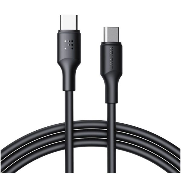VOLTME PowerLink EDC USB-C to USB-C Sync / Charge Cable (100W)- 2m /6.6ft - Black